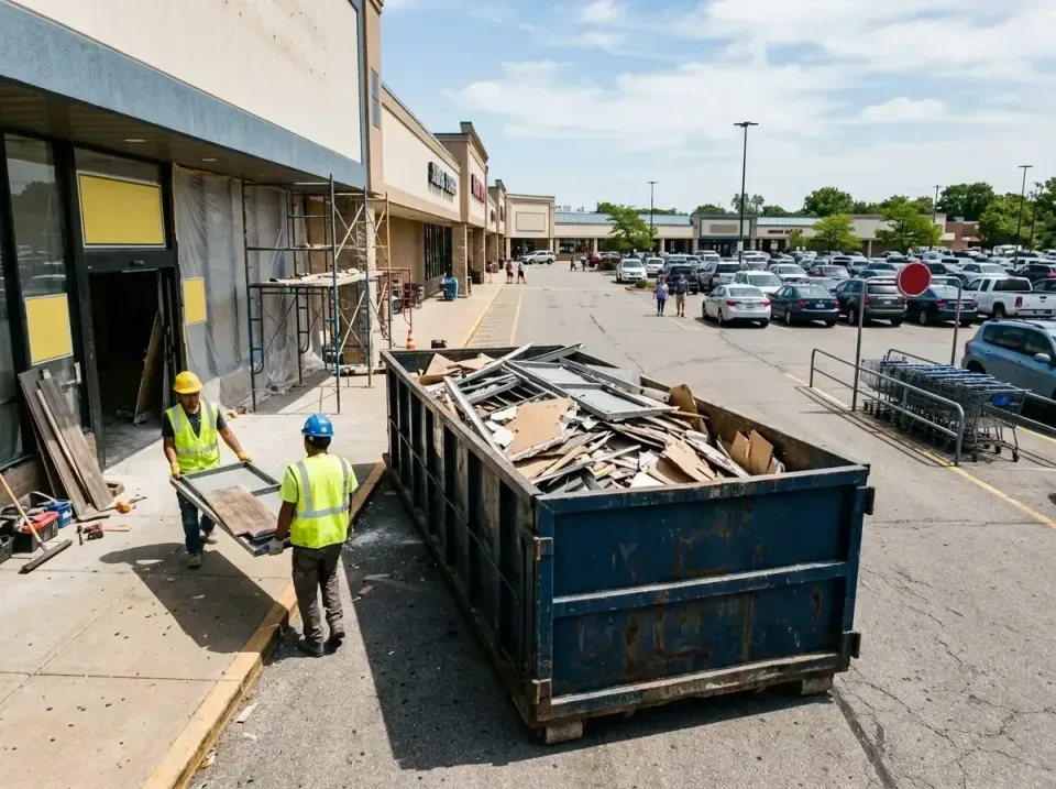 retail-store-renovation-debris-003 — frequently asked questions, Roll-off Dumpster Rentals in Chickasaw, AL